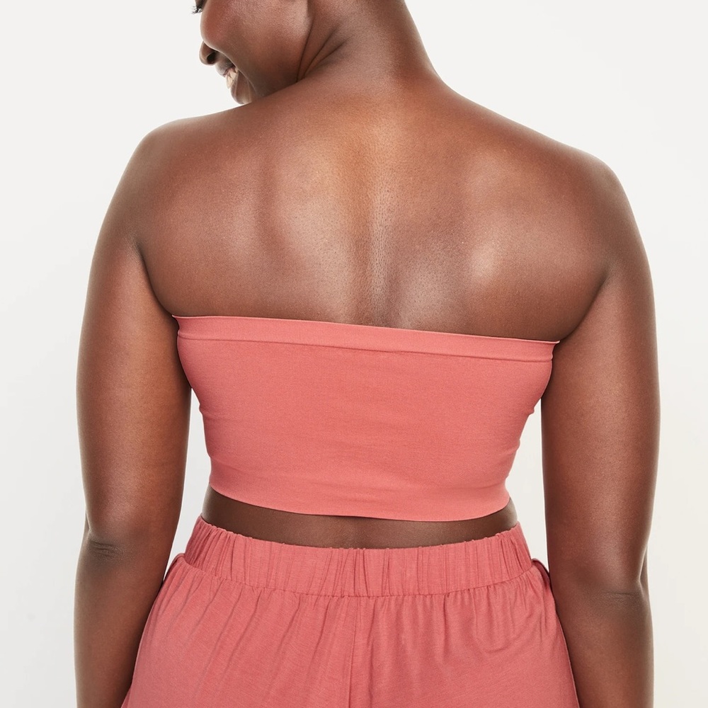 NWT OLD NAVY Seamless Bandeau Bralette Top Color: Spice Girl SIZE XLARGE - Picture 5 of 8